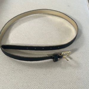 Black with gold studs belt